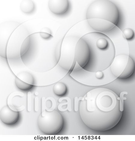 Clipart of a Sphere Background - Royalty Free Vector Illustration by KJ Pargeter