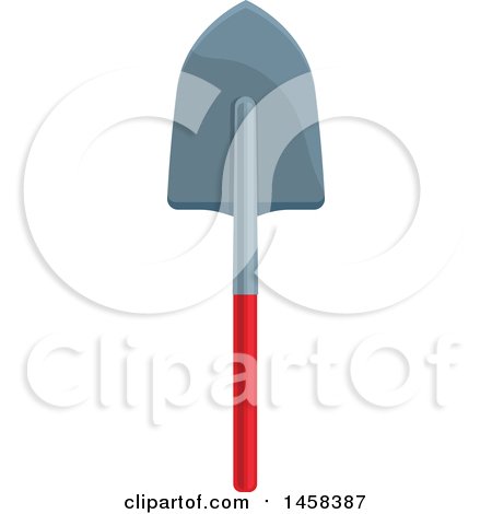 Clipart of a Fireman Shovel - Royalty Free Vector Illustration by Vector Tradition SM