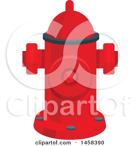 Clipart of a Fire Hydrant - Royalty Free Vector Illustration by Vector Tradition SM