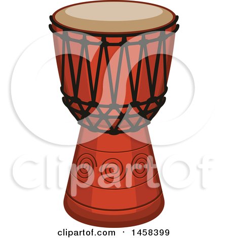 Clipart of a Drum Instrument - Royalty Free Vector Illustration by Vector Tradition SM