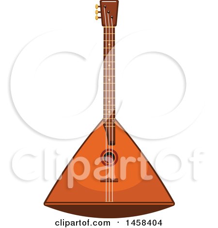 Clipart of a Instrument Balalaika - Royalty Free Vector Illustration by Vector Tradition SM