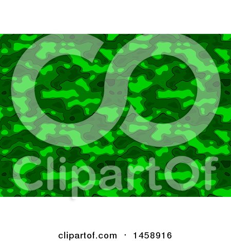 Clipart of a Green Texture Background - Royalty Free Vector Illustration by dero