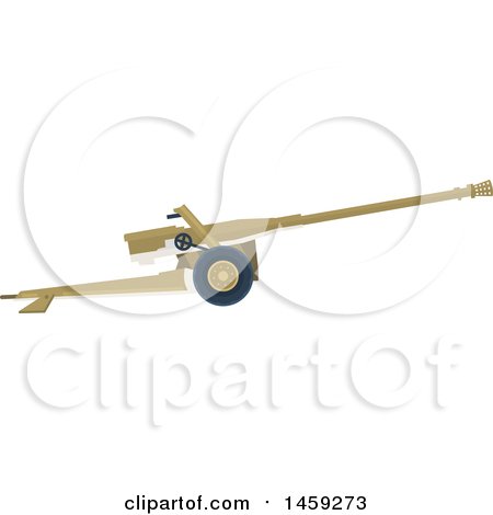 Clipart of a Military Weapon - Royalty Free Vector Illustration by Vector Tradition SM