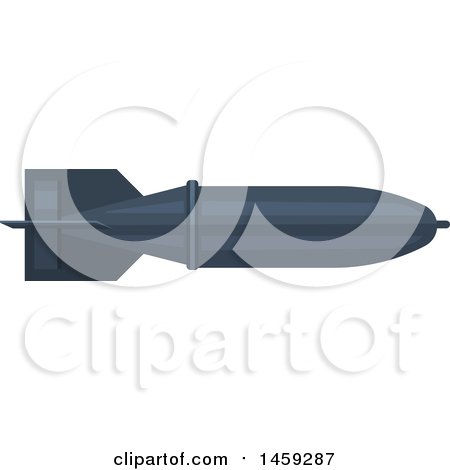Clipart of a Military Missile - Royalty Free Vector Illustration by Vector Tradition SM