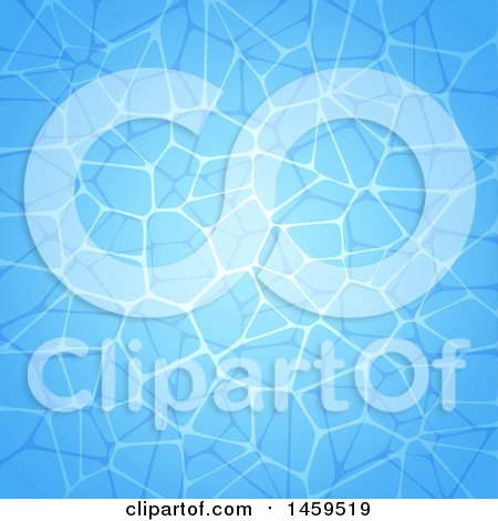 Clipart of a Blue Swimming Pool Water Background - Royalty Free Vector Illustration by KJ Pargeter