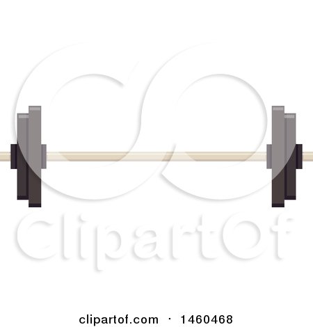 Clipart of a Barbell - Royalty Free Vector Illustration by BNP Design Studio