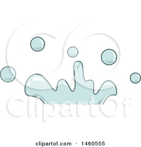 Clipart of a Rain Splash - Royalty Free Vector Illustration by BNP Design Studio