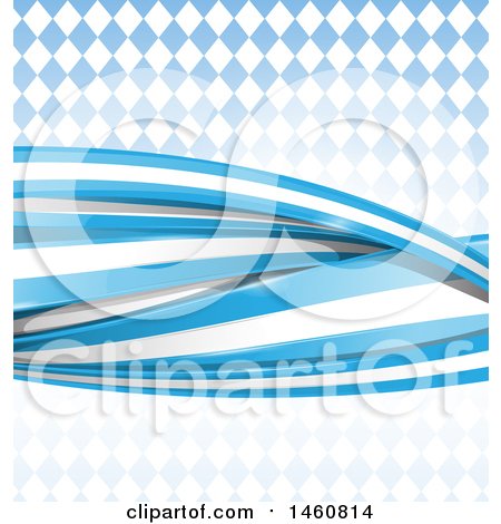 Clipart of an Argentine Flag Background - Royalty Free Vector Illustration by Domenico Condello