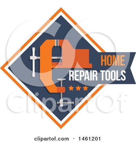 Clipart of a Tool Design - Royalty Free Vector Illustration by Vector Tradition SM