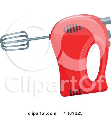 Clipart of a Handheld Mixer - Royalty Free Vector Illustration by Vector Tradition SM