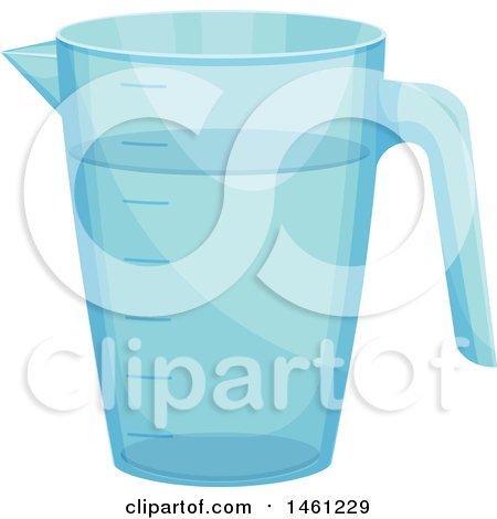 Clipart of a Measuring Cup - Royalty Free Vector Illustration by Vector Tradition SM