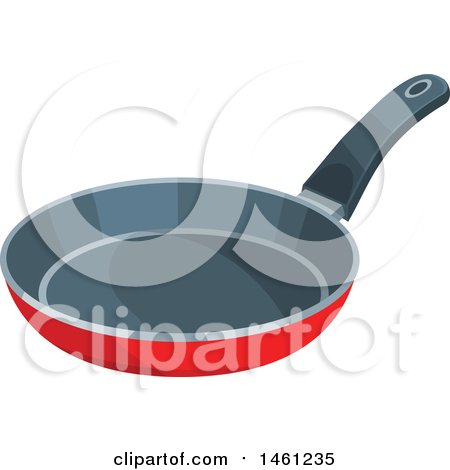 Clipart of a Frying Pan - Royalty Free Vector Illustration by Vector Tradition SM