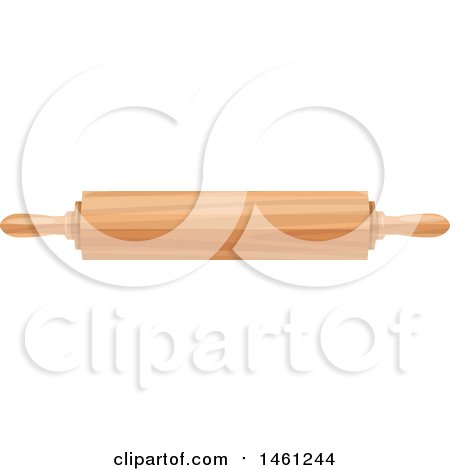 Clipart of a Rolling Pin - Royalty Free Vector Illustration by Vector Tradition SM