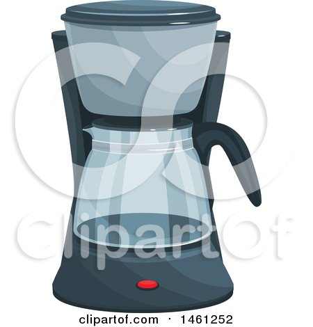 Clipart of a Coffee Maker - Royalty Free Vector Illustration by Vector Tradition SM
