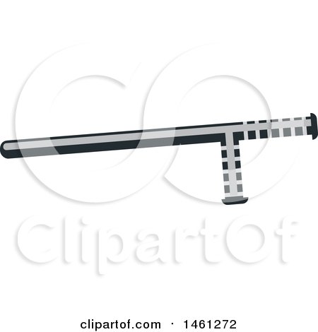 Clipart of a Police Baton - Royalty Free Vector Illustration by Vector Tradition SM