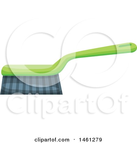 Clipart of a Scrub Brush - Royalty Free Vector Illustration by Vector Tradition SM
