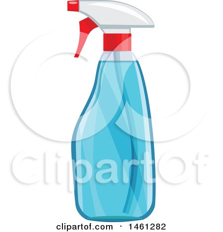 Clipart of a Spray Bottle - Royalty Free Vector Illustration by Vector Tradition SM