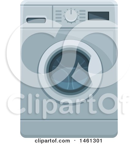 Clipart of a Washing Machine - Royalty Free Vector Illustration by Vector Tradition SM
