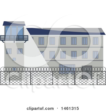 Clipart of a Prison - Royalty Free Vector Illustration by Vector Tradition SM