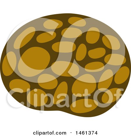 Clipart of a Lotus Seed - Royalty Free Vector Illustration by Cherie Reve