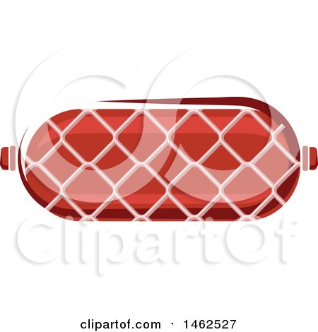 Clipart of a Salami - Royalty Free Vector Illustration by Vector Tradition SM