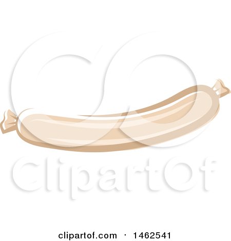 Clipart of a Sausage - Royalty Free Vector Illustration by Vector Tradition SM