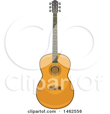 Clipart of a Guitar - Royalty Free Vector Illustration by Vector Tradition SM
