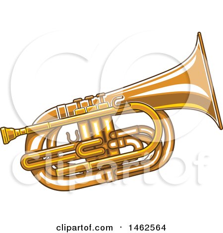 Clipart of a Tuba - Royalty Free Vector Illustration by Vector Tradition SM