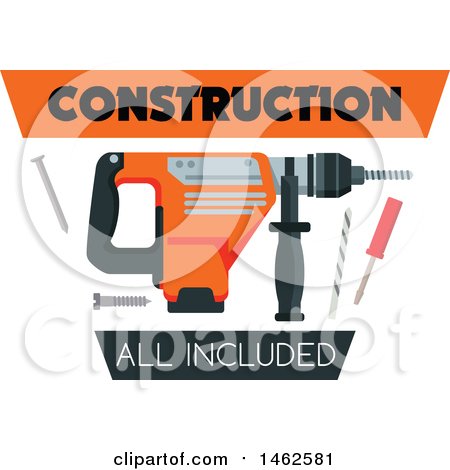 Clipart of a Tools Design - Royalty Free Vector Illustration by Vector Tradition SM
