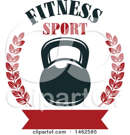 Clipart of a Kettlebell Design - Royalty Free Vector Illustration by Vector Tradition SM