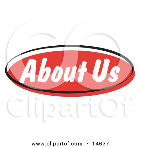 Red About Us Internet Website Button Clipart Illustration by Andy Nortnik