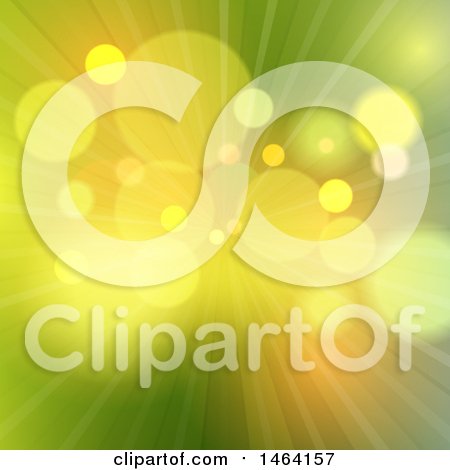 Clipart of a Blurred Flare and Ray Background - Royalty Free Vector Illustration by KJ Pargeter