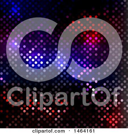 Clipart of a Colorful Disco Lights Background - Royalty Free Vector Illustration by KJ Pargeter