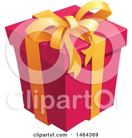 Clipart of a Present - Royalty Free Vector Illustration by Vector Tradition SM