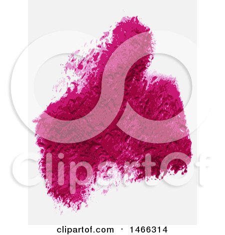 Clipart of Textured Pink Purple Paint on White - Royalty Free Vector Illustration by elaineitalia