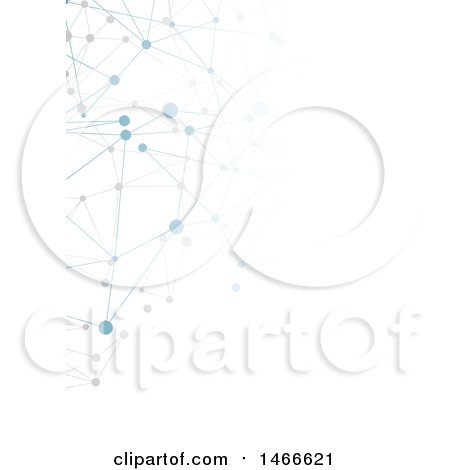 Clipart of a Connected Dot Background - Royalty Free Vector Illustration by KJ Pargeter