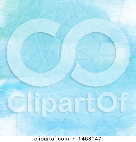 Clipart of a Swimming Pool Water Texture Background - Royalty Free Vector Illustration by KJ Pargeter
