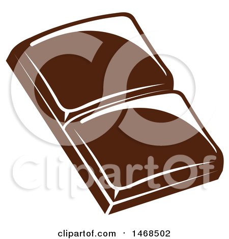 Clipart of Chocolate Pieces - Royalty Free Vector Illustration by Vector Tradition SM