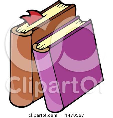 Clipart of Books - Royalty Free Vector Illustration by visekart