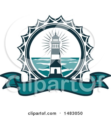 Clipart of a Lighthouse Design - Royalty Free Vector Illustration by Vector Tradition SM