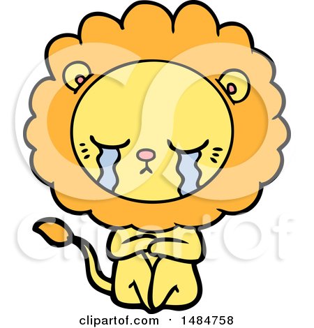 Vector Clipart Of A Lion by lineartestpilot