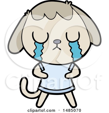 Cartoon Clipart of a Dog by lineartestpilot