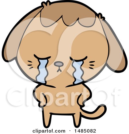 Cartoon Clipart of a Dog by lineartestpilot