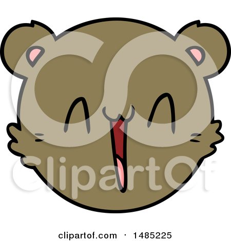 Cartoon Clipart of a Bear by lineartestpilot