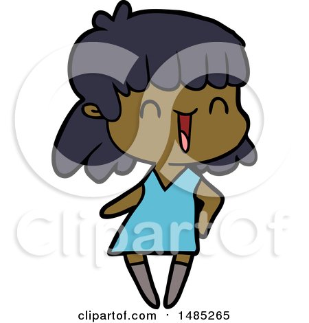 Clipart Cartoon Woman by lineartestpilot