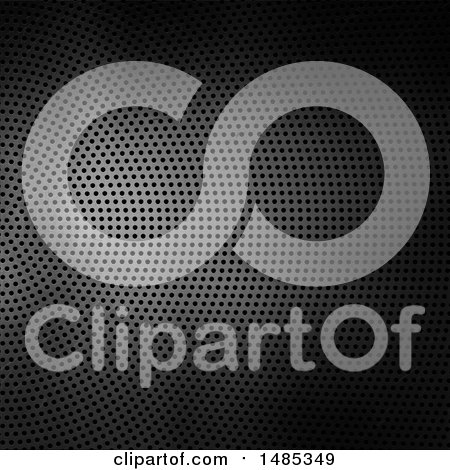 Clipart of a Perforated Metal Background - Royalty Free Illustration by KJ Pargeter