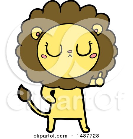 Cartoon Lion by lineartestpilot