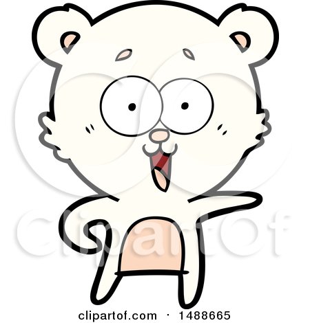 Laughing Teddy Bear Cartoon by lineartestpilot