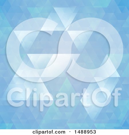 Clipart of a Geometric Low Poly Background - Royalty Free Vector Illustration by KJ Pargeter