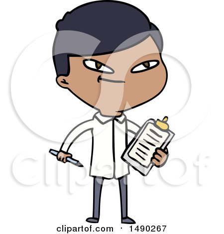 Clipart Cartoon Boy by lineartestpilot